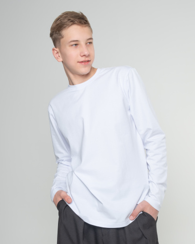 TMK 3011 Лонгслив (цвет: Белый 128 см) TMK 3011 Лонгслив (цвет: Белый 128 см)